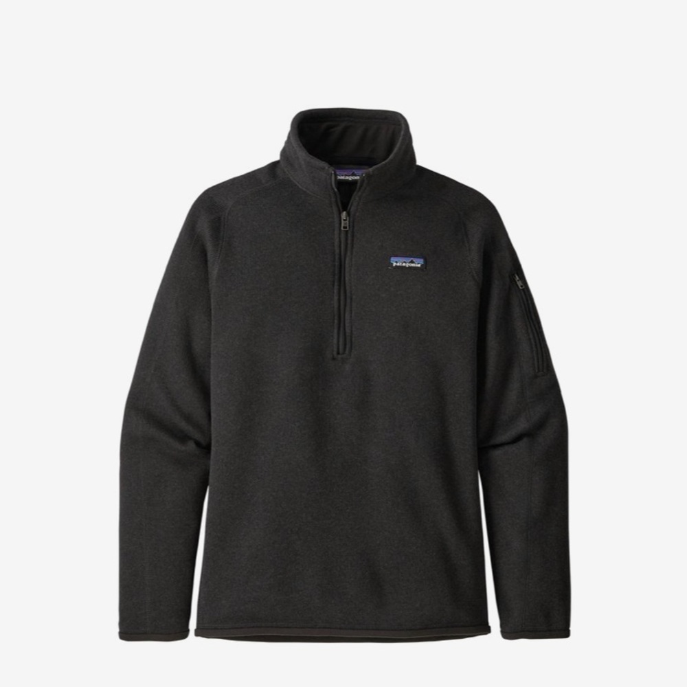 Women’s Black Patagonia Better Sweater 1/4 Zip